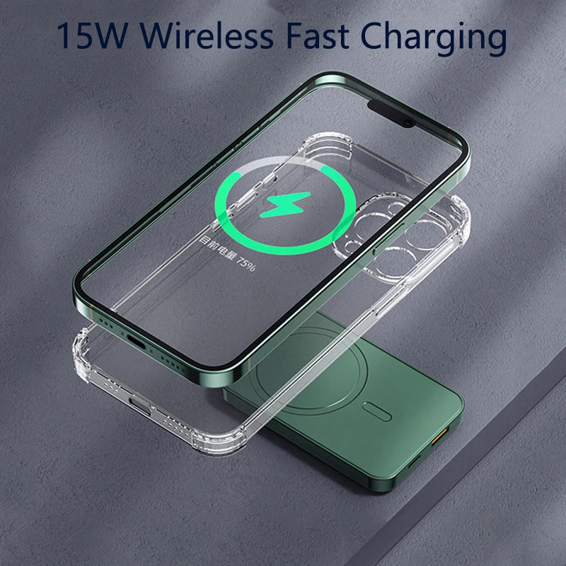 Magnetic Wireless Power Bank 30000mAh - Fast Charging External Battery Charger