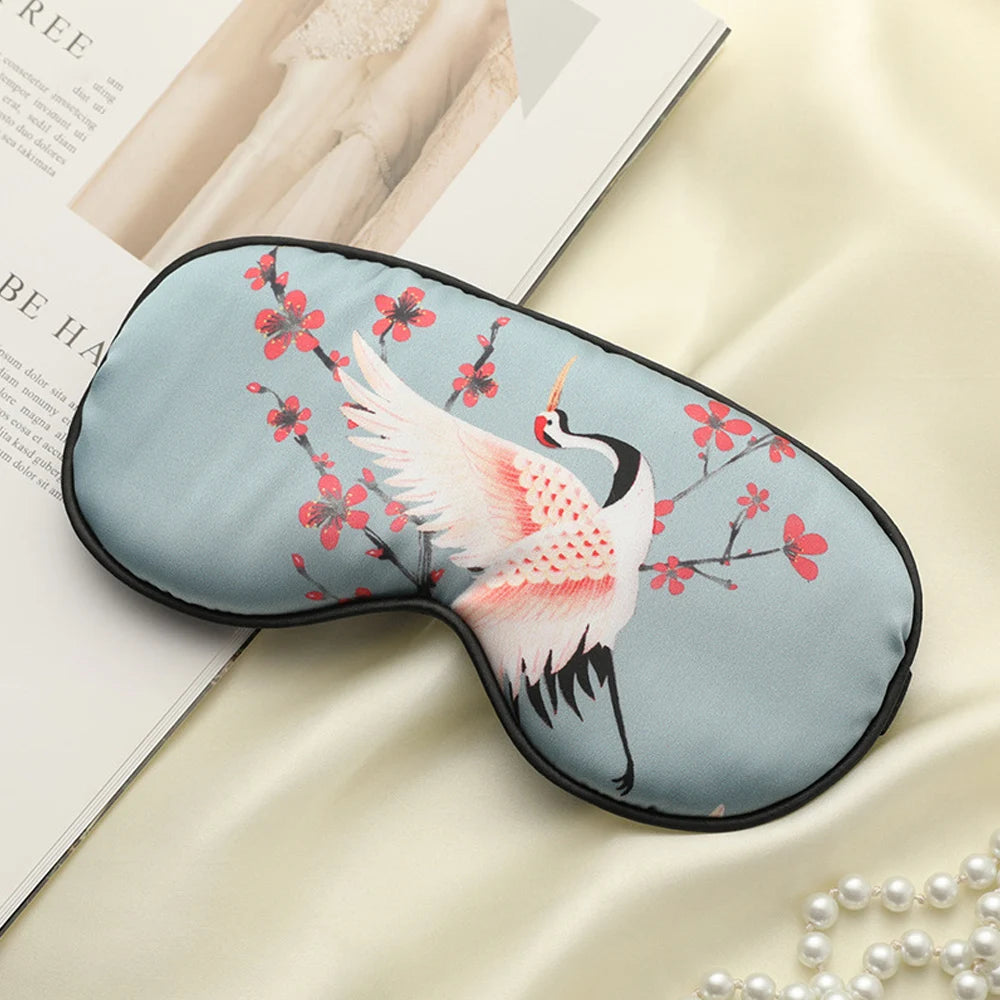 Cloud Discoveries Silk Eye Mask - Premium Mulberry Silk Sleep Mask for Deep Sleep and Comfort