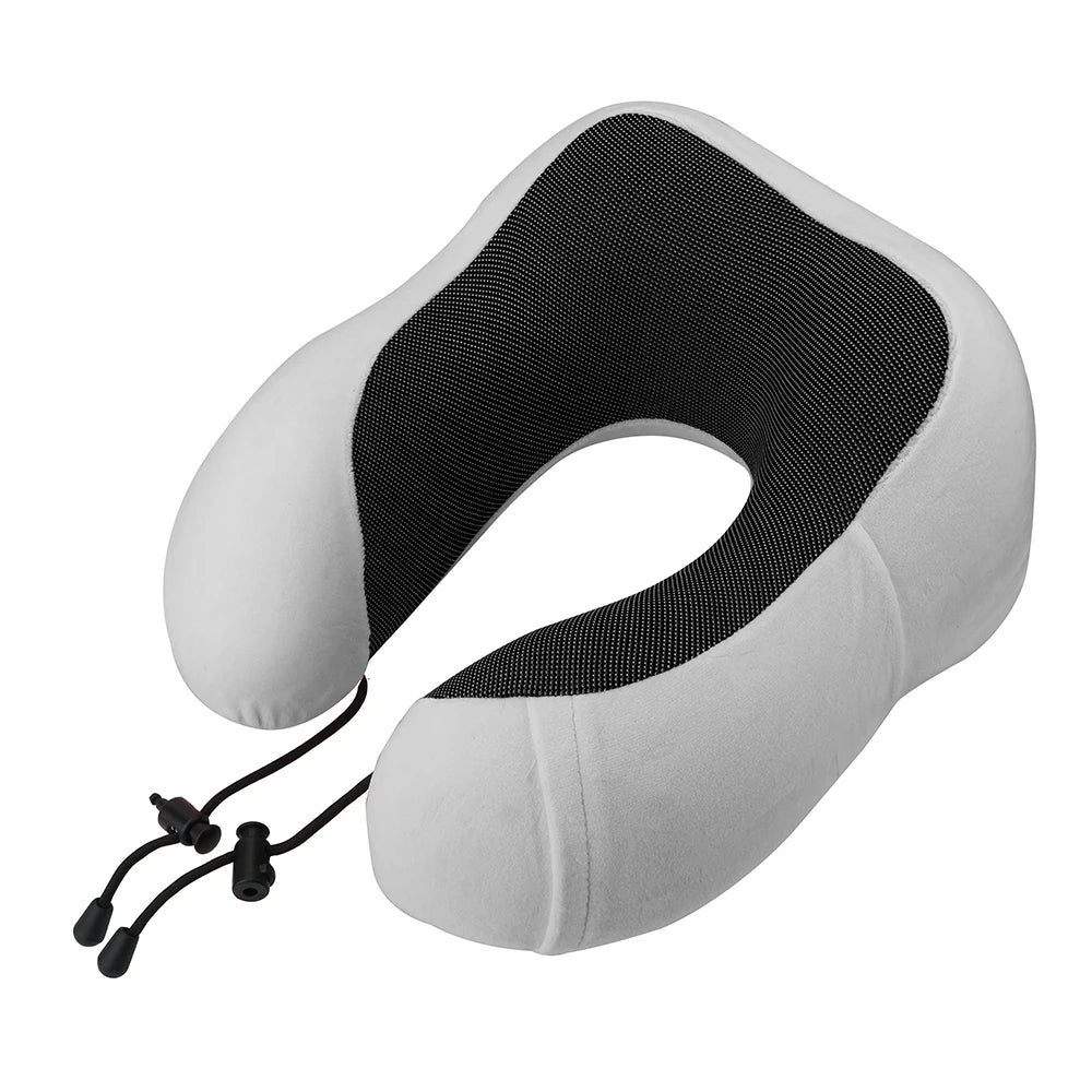 Cloud Discoveries Memory Foam Travel Pillow - Ultimate Neck Support for Comfortable Journeys