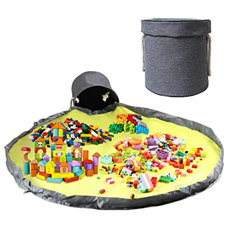 Quick Kids' Toy Storage: Fabric Lego Block Storage Bucket-Basket