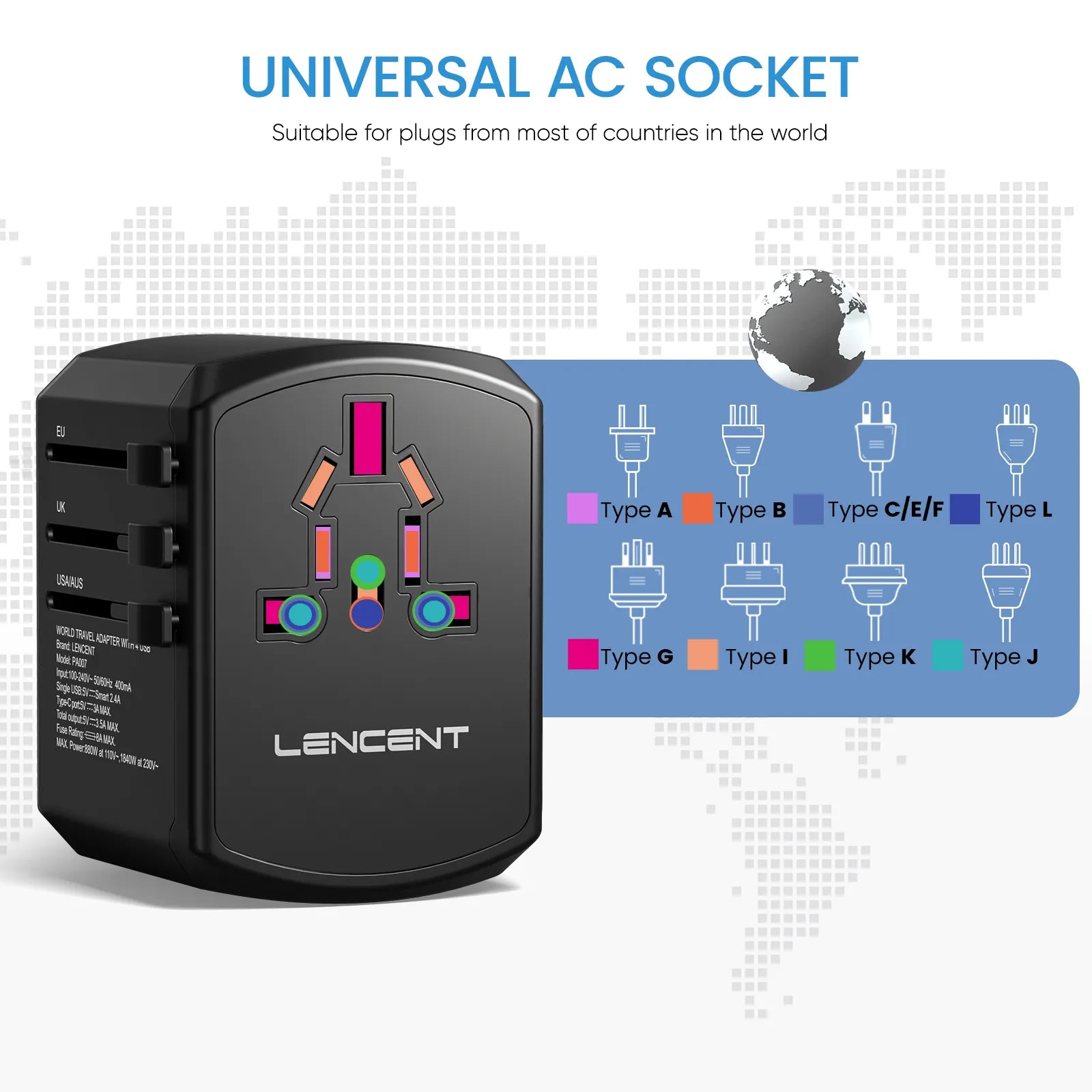 Universal Travel Adapter - Your All-in-One Charger