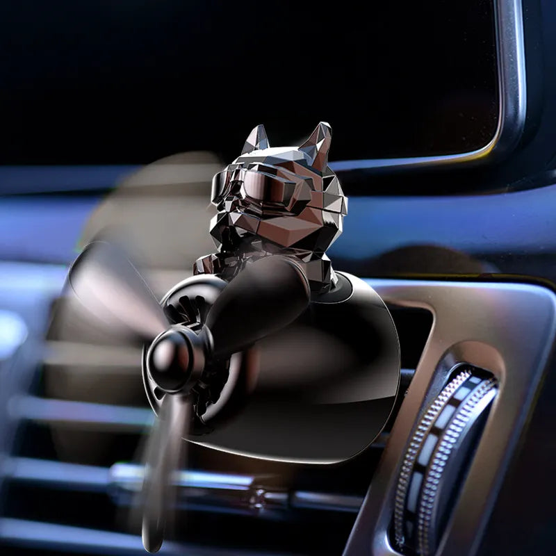 AeroBreeze Car Fragrance - Cool Bulldog Pilot Air Freshener