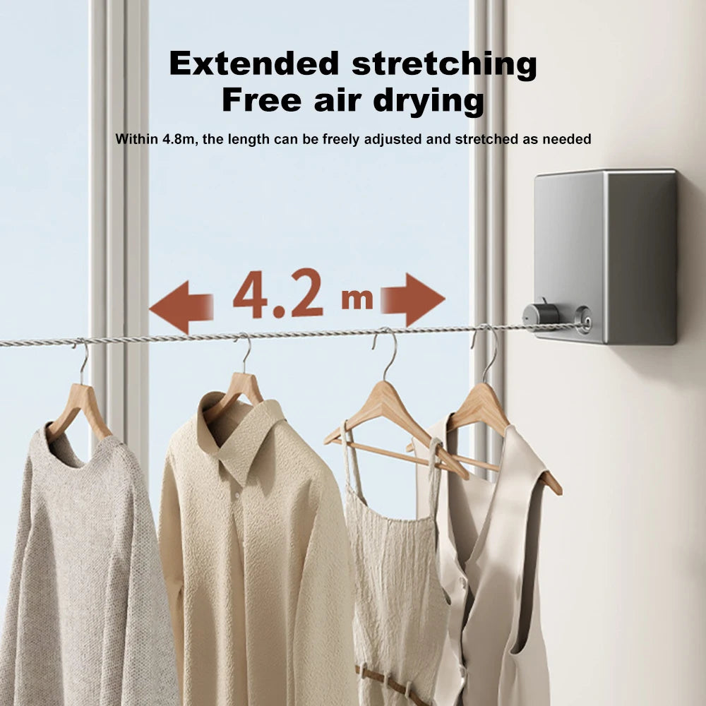 Ease Pro - RetractoGlide Stainless Steel Clothesline