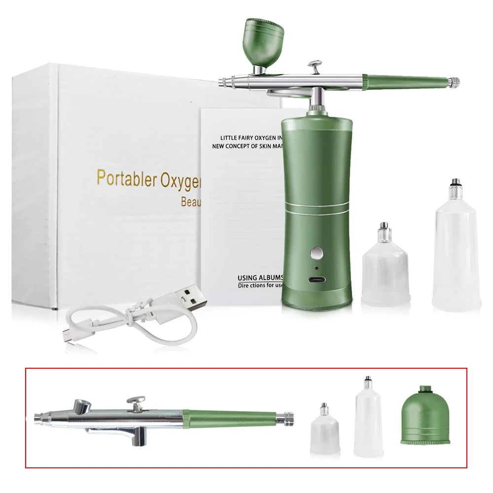 Portable Airbrush Nail Kit with Compressor