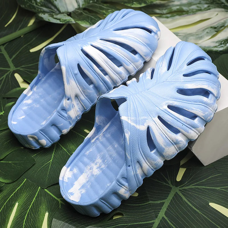 Monstera Slides - Unisex Eva Soft Beach Slippers