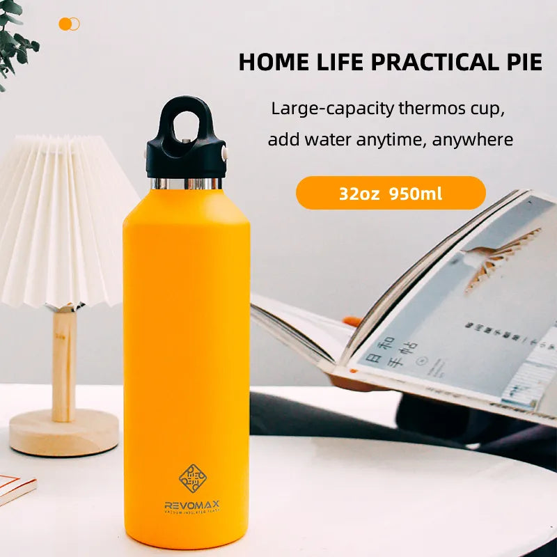 Cloud Discoveries 20oz Insulated Stainless Steel Water Bottle Travel Mug Leakproof Reusable Tumbler Cup