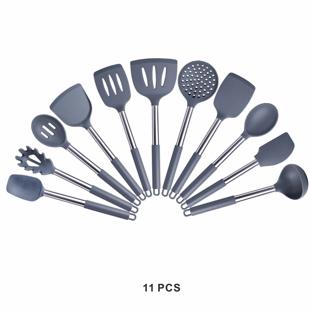 High-Quality Silicone Utensils Set for Kitchen | Heat-Resistant Cooking Tools