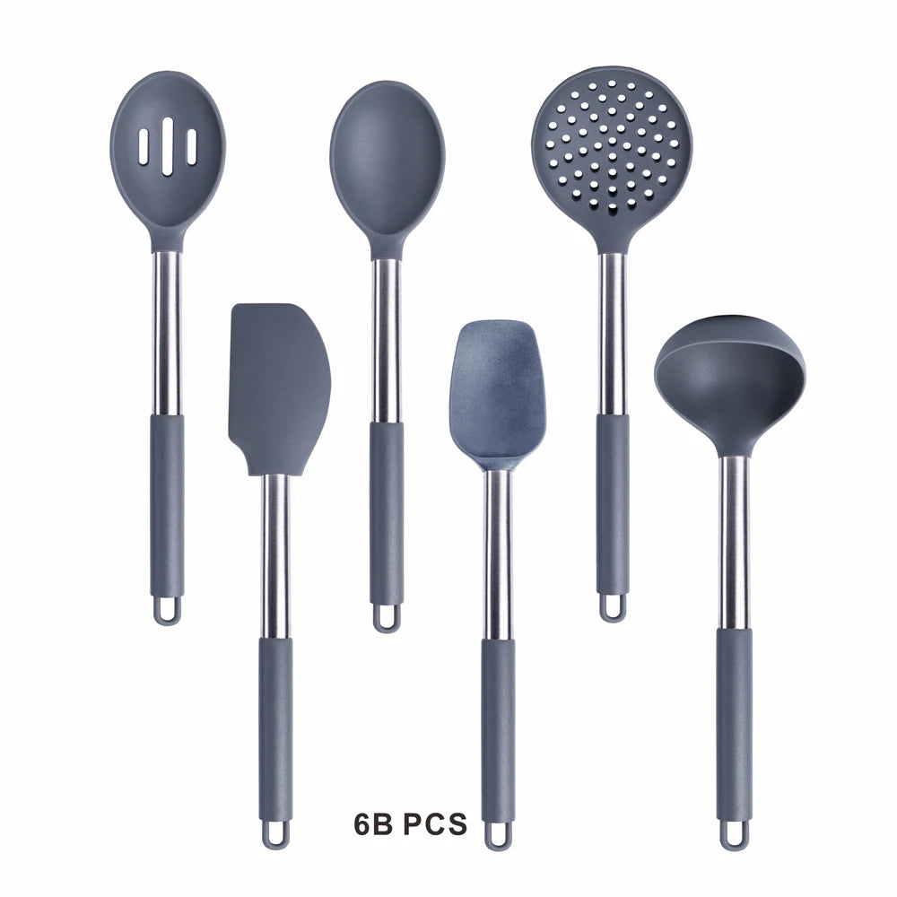 High-Quality Silicone Utensils Set for Kitchen | Heat-Resistant Cooking Tools