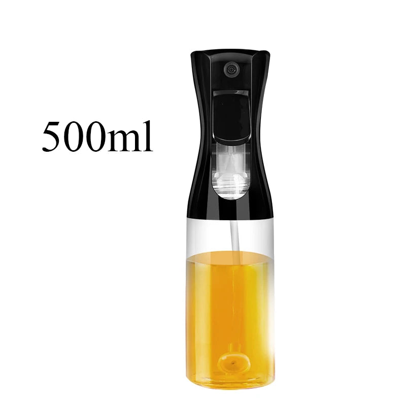 Kitchen Cooking Oil Spray Bottle - Olive Sprayer for BBQ, Baking, Camping - Vinegar, Soy Sauce Dispenser - 200ml / 300ml