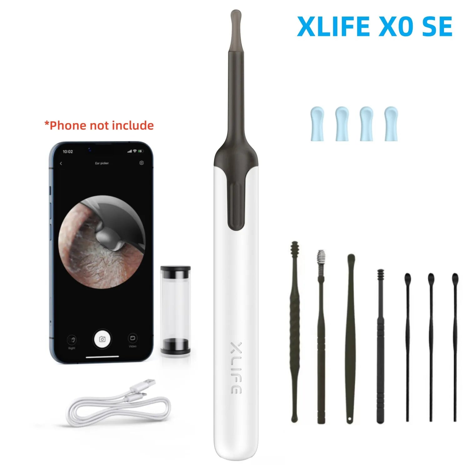 Ear Cleaner X0 - Smart Visual Otoscope for Personal Care