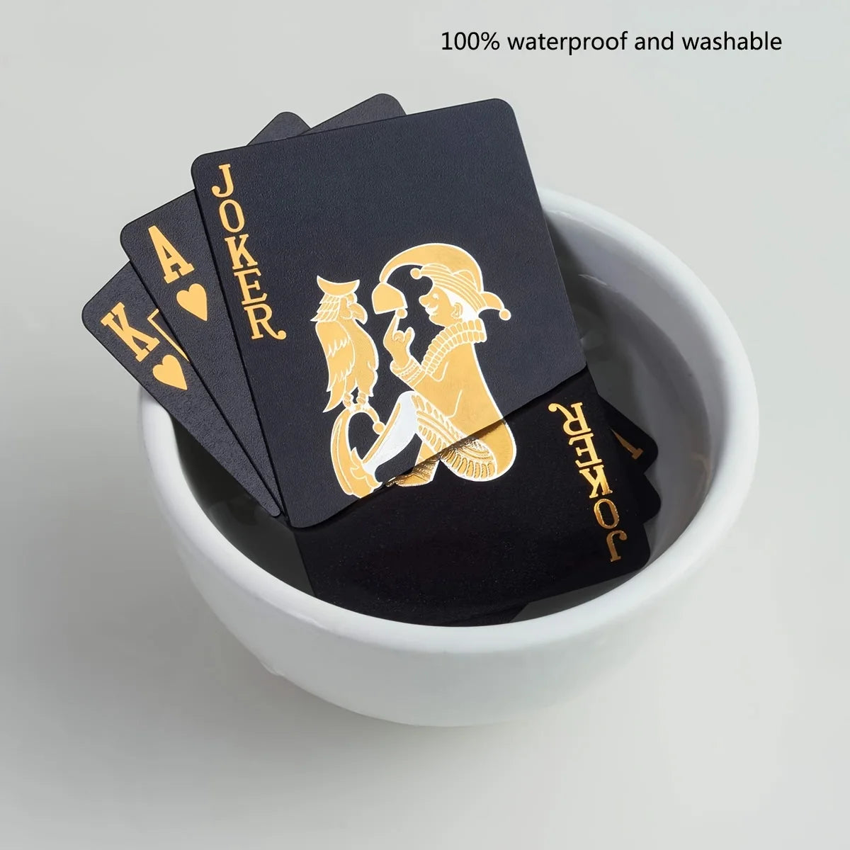 Premium Waterproof Playing Cards - Ideal for Poker and Gifts