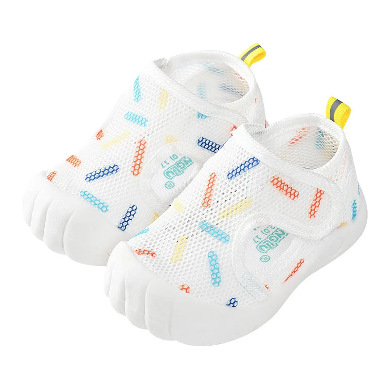 Kids Summer Mesh Sandals - Breathable, Anti-Slip First Walkers