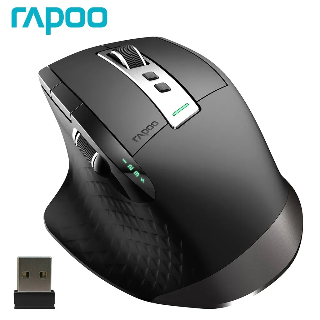 Ergonomic Multi-mode Wireless Mouse - Up to 3200 DPI, Easy-Switch for 4 Devices