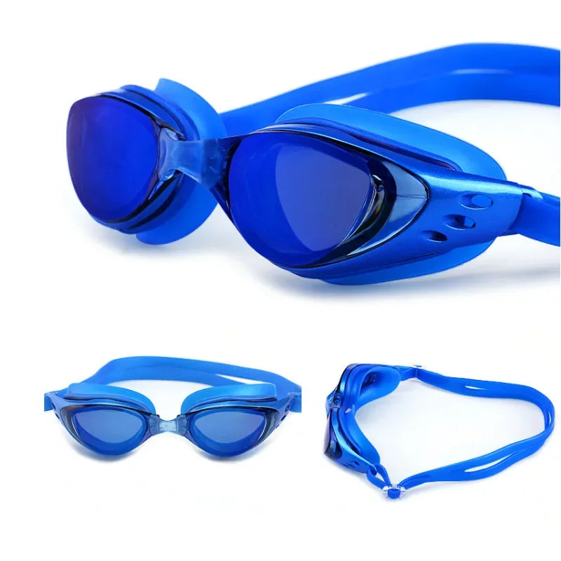 Prescription Myopia Swim Goggles - Waterproof Anti-Fog