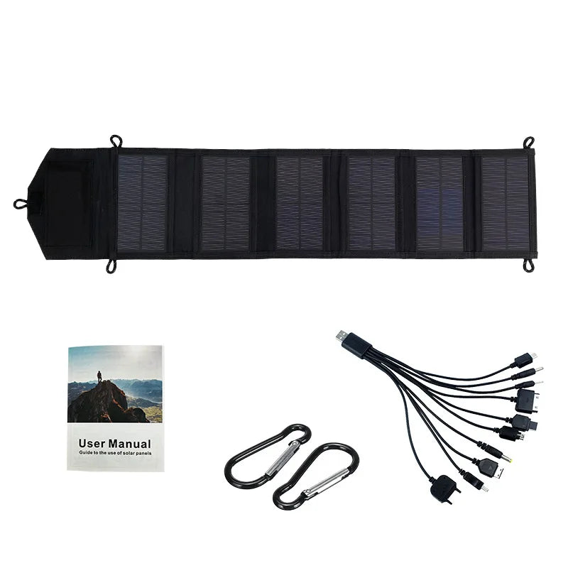 Portable 500W Solar Panel Charger for Phone & Power Bank