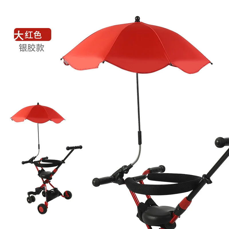 Adjustable Baby Stroller Umbrella - UV Sunshade