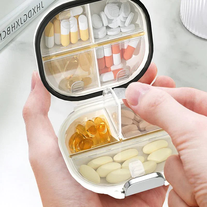 7-Day Portable Travel Pill Box Organizer