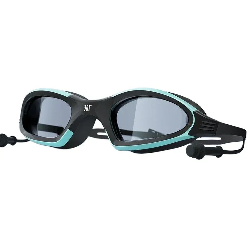 Pro Swim Goggles & Anti-Fog Cap Set for Men & Women