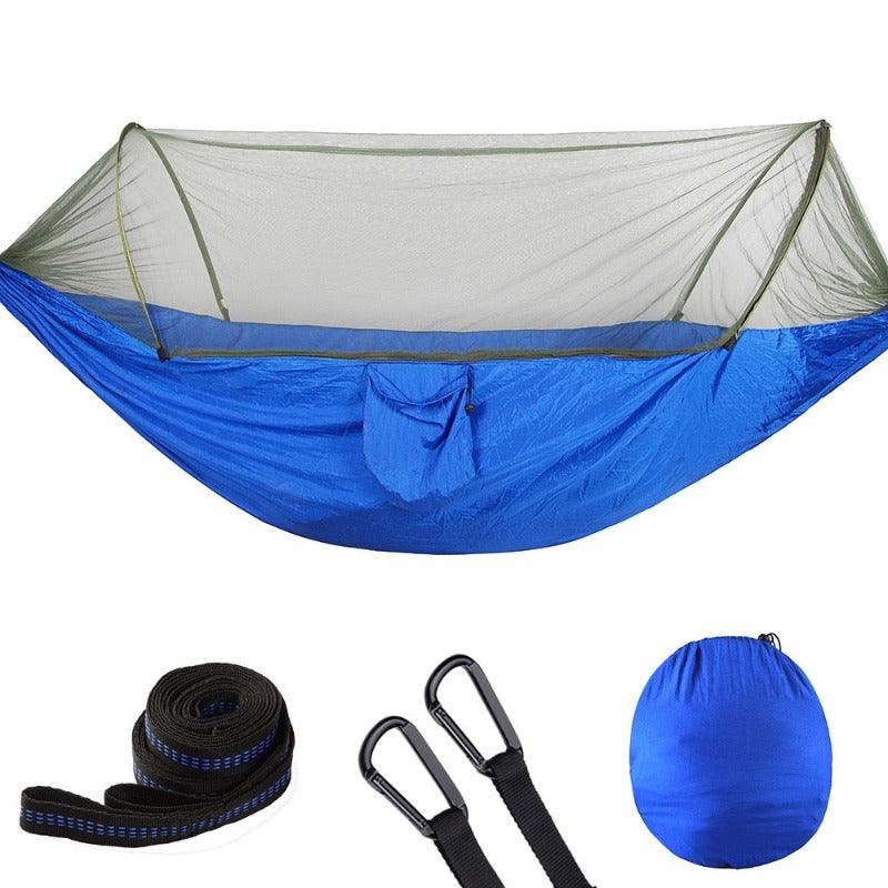 Easy Pop-Up Camping Hammock with A Mosquito Net
