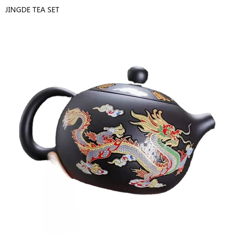 210ml Wen Lan Zi Sha Dragon Phoenix Color-Changing Tea Set