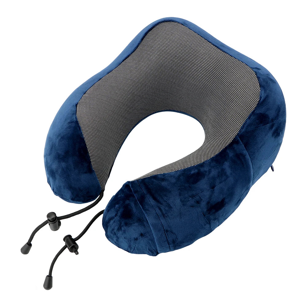 Memory Foam Travel Pillow - Ultimate Neck Support for Comfortable Journeys
