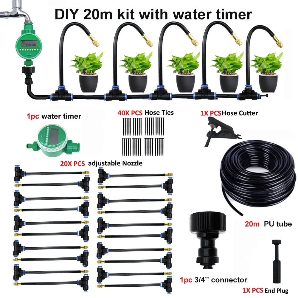 Cloud Discoveries Universal Atomization Sprinkler Automatic Watering Kits