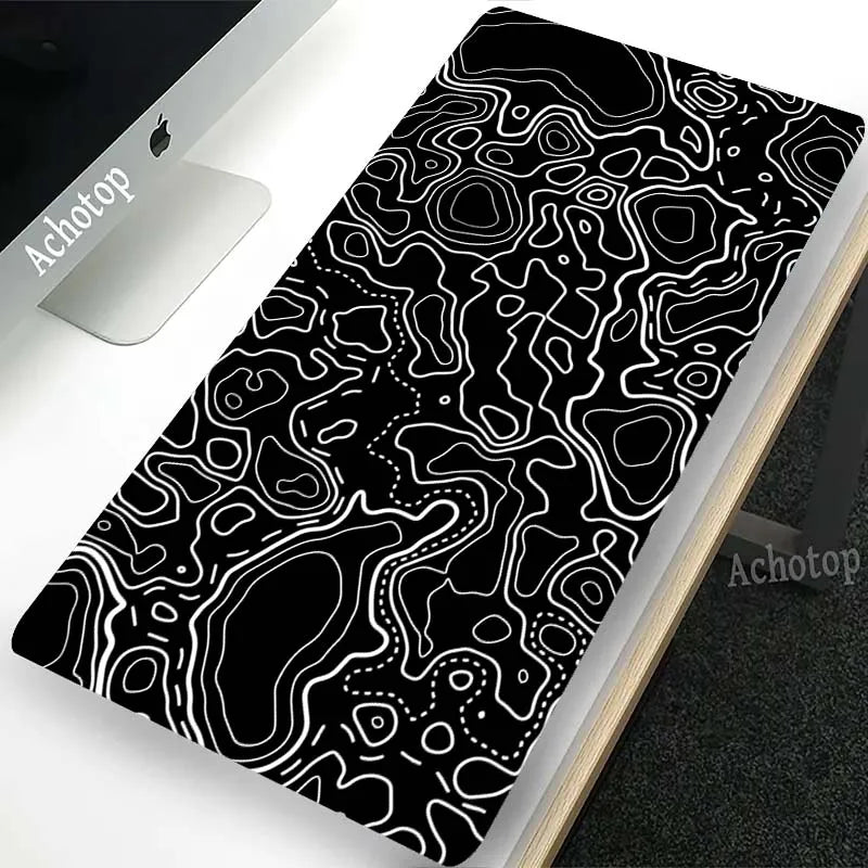 Cloud Discoveries VelocityCraft Gaming Mouse Pad - Black and White