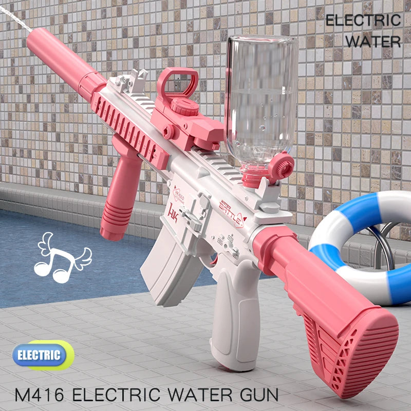 M416 Summer Electric Water Gun - Full-auto Beach Toy for Kids & Teens