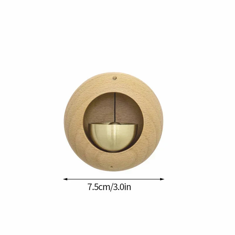 Wooden Japanese Bird Bell Wind Chimes Wireless Doorbell