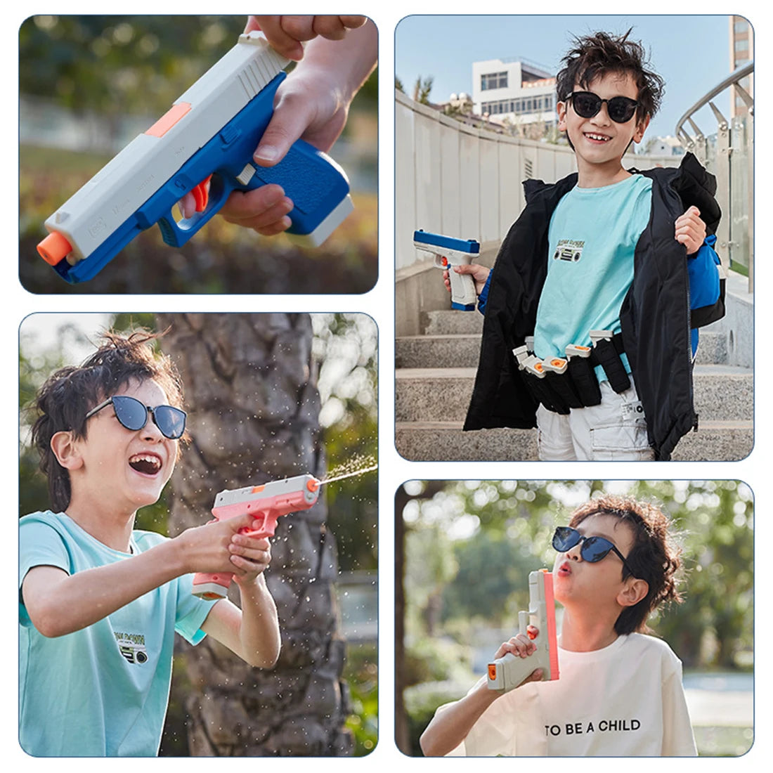 High-Pressure Charging Electric Water Gun Toy for Kids - Cloud Discoveries