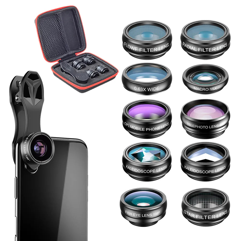 Capture the World Differently with Cloud Discoveries 10-in-1 Phone Lens Kit