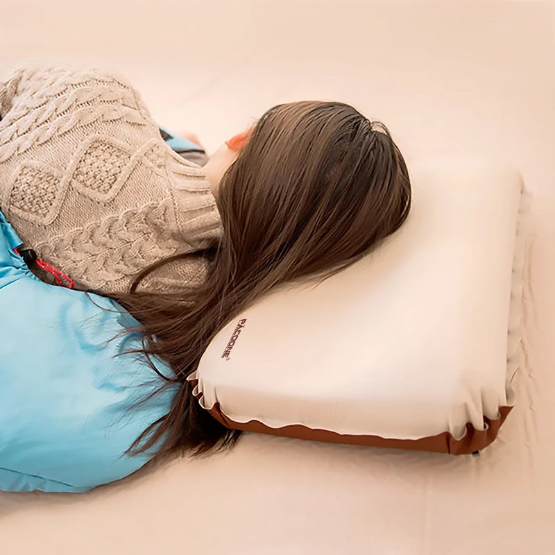 Self-Inflating 3D Ultralight Camping Pillow - Outdoor Travel Essential