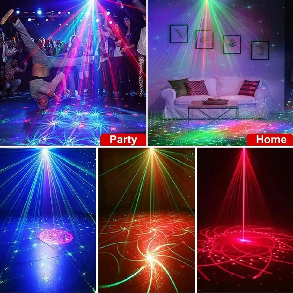 RGB Disco Lights: Party Laser Projector