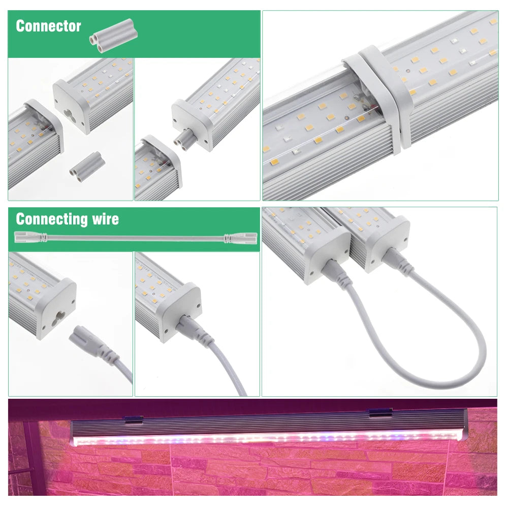 Full Spectrum LED Grow Light - Ideal for Indoor Plants & Hydroponics