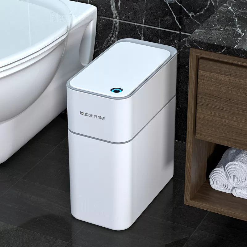 CloudCan 14L Smart Bathroom Trash Can - Modern Hygiene for Your Home