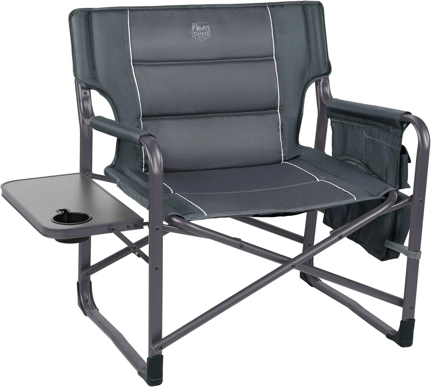 TIMBER RIDGE XXL Directors Chair with Side Table & Pocket