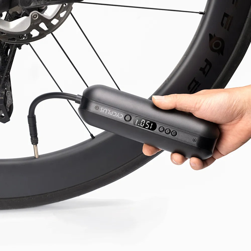 VoltBoost Electric Bike Pump - Portable Inflator & Power Bank