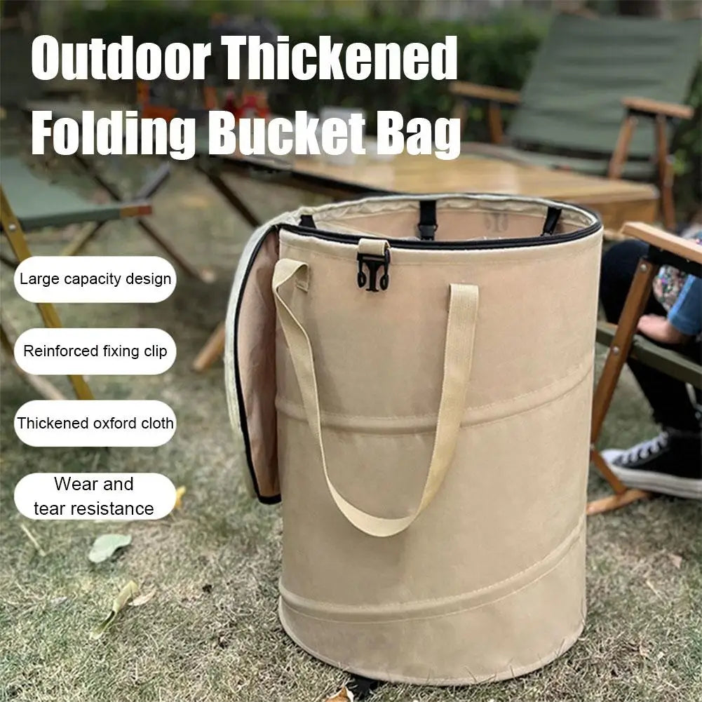 Outdoor Foldable Trash Can & Storage Bag