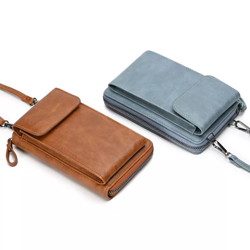  Cloud Discoveries Petite Crossbody Messenger - Mobile Chic: A versatile and stylish small handbag with phone pouch, card holder, and coin purse.