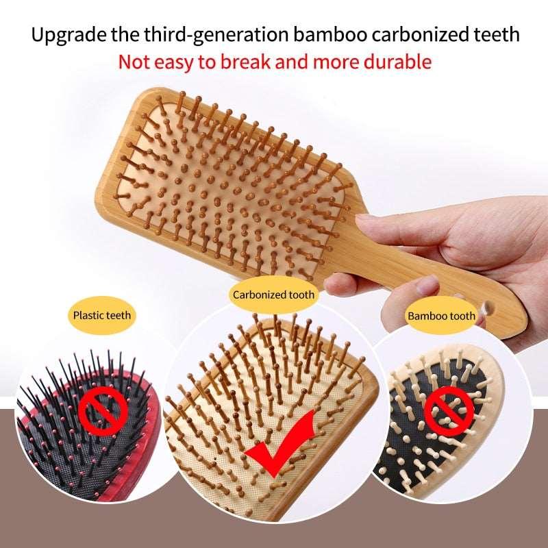 Bamboo Anti-Static Hair Brush