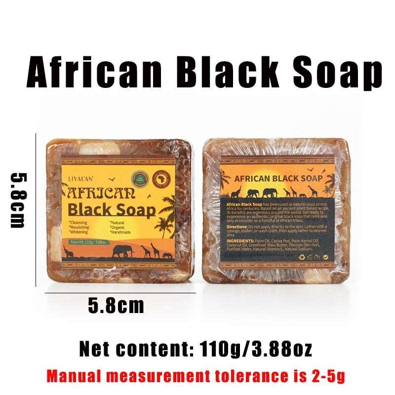 Handmade Organic African Black Soap