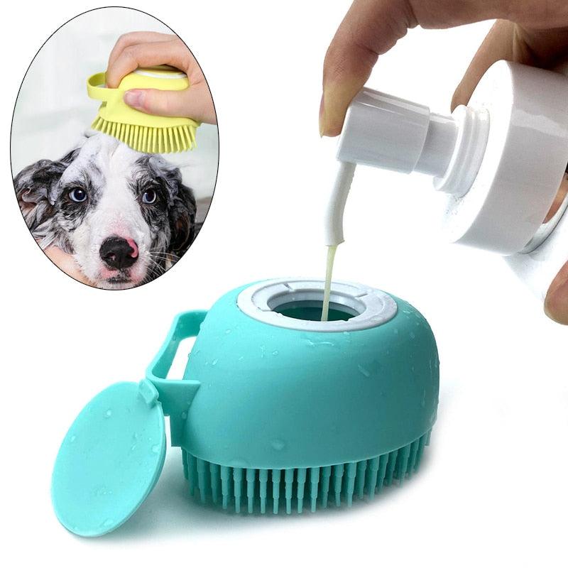 Bathroom, Puppy, Big Dog, Cat, Bath, Massage, Gloves, Brush, Soft, Safety, Silicone, Pet Accessories, Dogs, Cats, Tools, Mascotas Products, clouddiscoveries.com