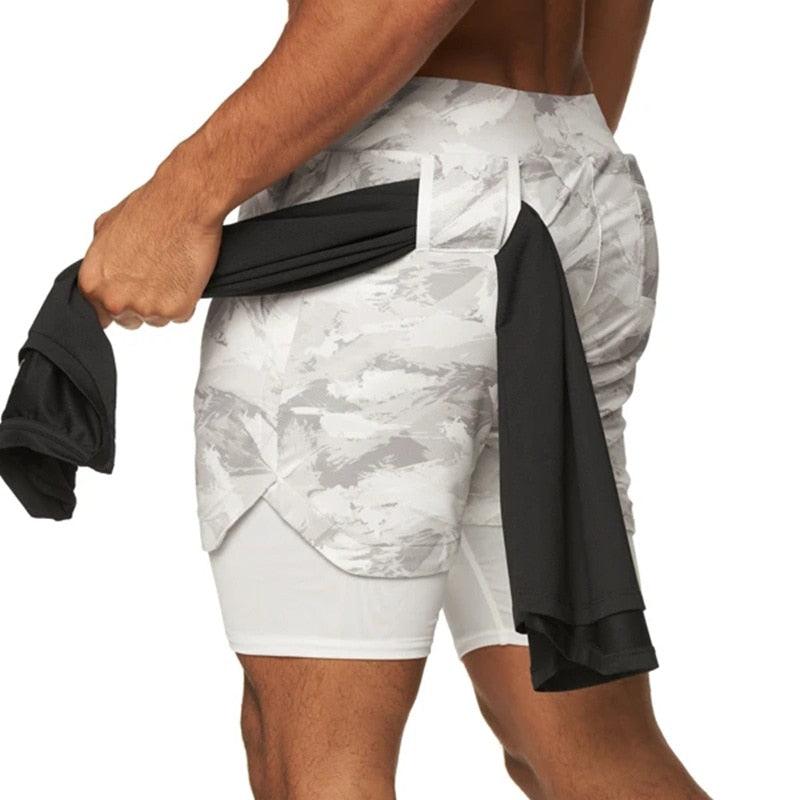 Double-deck Quick dry Running Shorts