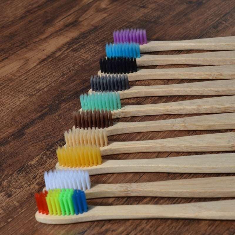 Bamboo Toothbrush Set