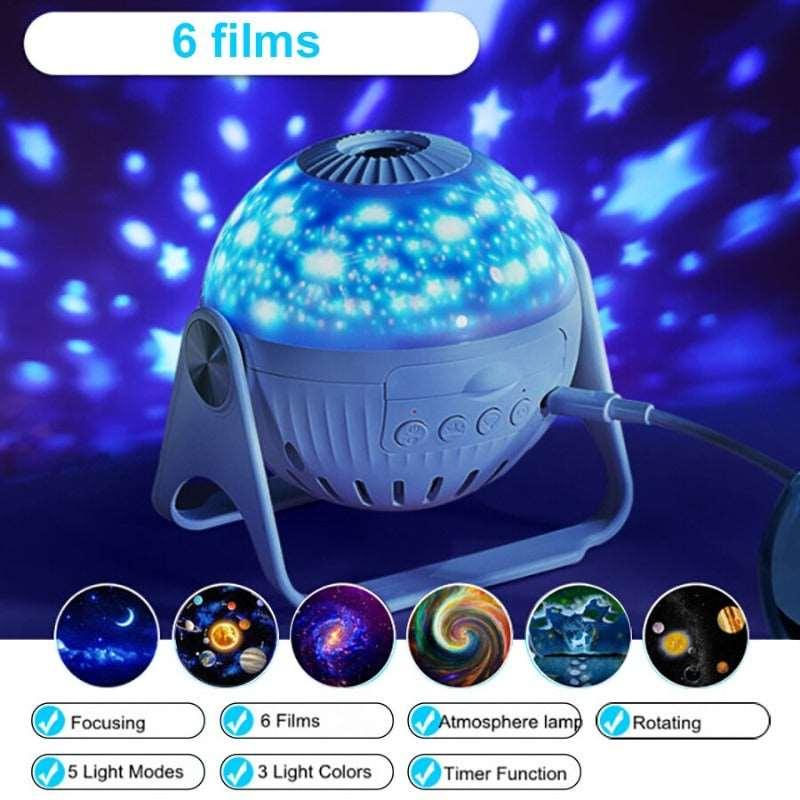 Planetarium Galaxy Night, Light Projector, 360° Adjustable Star Sky Night, Lamp for Bedroom Home, Kids Birthday Gift, Nightlights, CloudDiscoveries.com