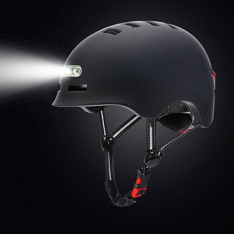 Bicycle Cycling Helmet, Illuminated, Warning Light, Helmet, Motorcycles, Bike, Road, Balanced, Safety, Cap, clouddiscoveries
