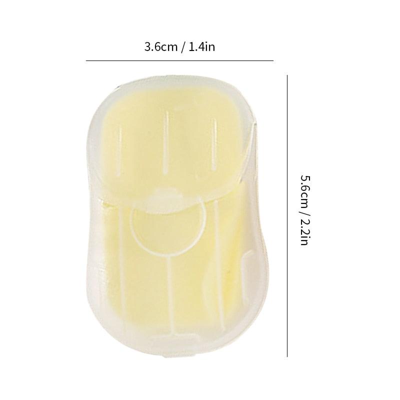 50 Pcs, Portable, Travel Soap, Disposable, Slice Sheets, Paper, Soap, Washing, Hand, Body, Bath, Face, Cleaning, Face Cleansing, Soaps, clouddiscoveries.com