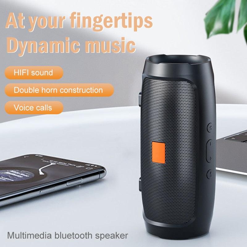 Wireless, Bluetooth speaker, high sound quality, small, portable, double speaker, card, household, outdoor, loud, subwoofer, clouddiscoveries.com
