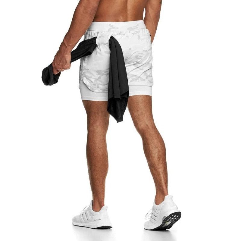 Double-deck Quick dry Running Shorts