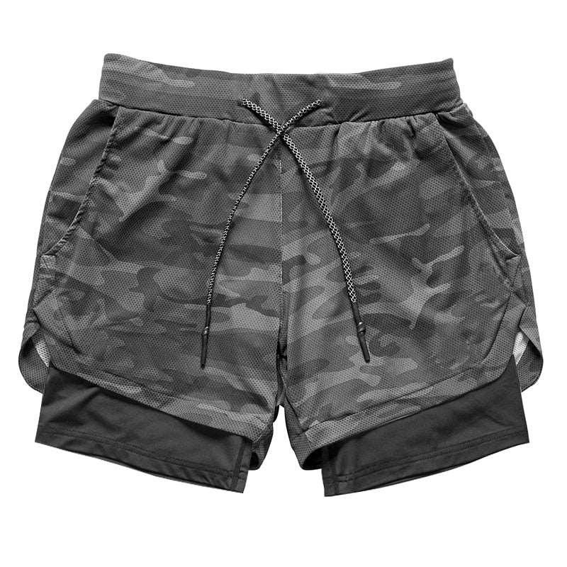 Double-deck Quick dry Running Shorts